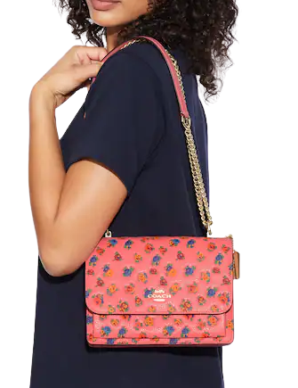 Coach Klare Crossbody With Mini Vintage Rose Print Brixton Baker