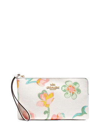 Coach wristlet floral print clearance