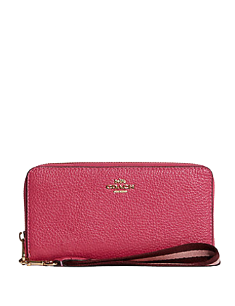 Coach Long Zip Around Wallet