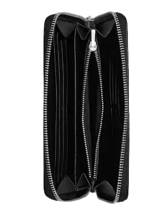 Coach Long Zip Around Wallet With Spotted Animal Print