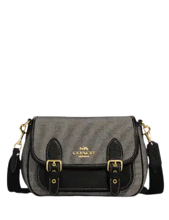 Lucy crossbody coach black Clearance