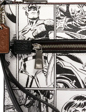 Coach Marvel Gallery Pouch With Comic Book Print