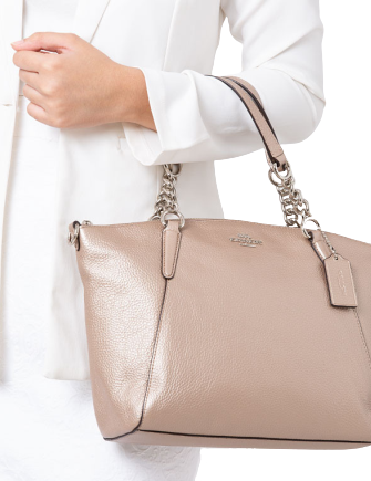 Coach mini kelsey satchel size on sale