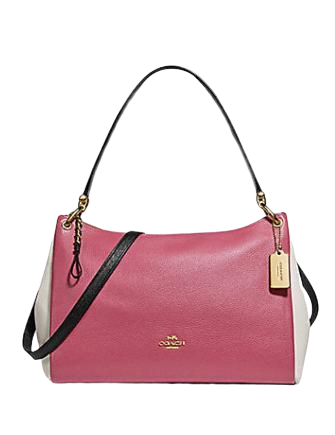Coach Mia Shoulder Bag in Colorblock Brixton Baker