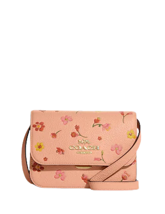 COACH Floral Purse in Pink