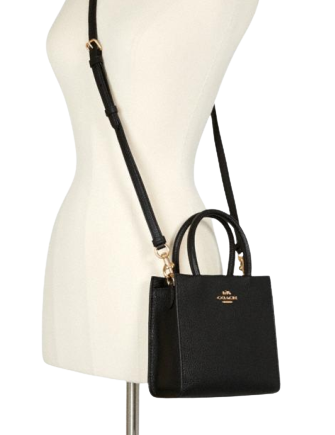 Coach Bags | Coach Mini Cally Crossbody Satchel | Color: Black/Gold | Size: in Listing | Missbree_Marie's Closet