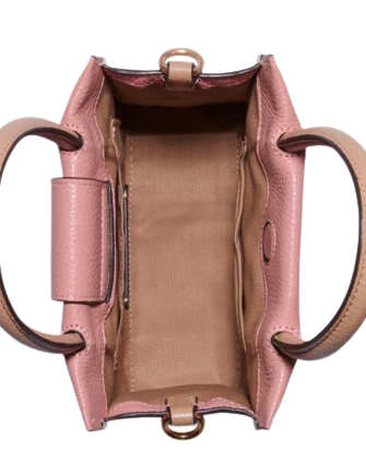 Mini cally crossbody in colorblock signature canvas sales
