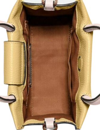 Mini cally crossbody deals in colorblock signature canvas