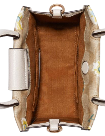 Coach Mini Cally Crossbody In Signature Canvas With Daisy Coach Mini Cally Crossbody In Signature Canvas With Daisy