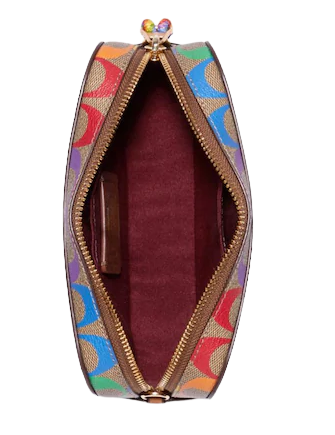 Coach Mini Camera Bag In Rainbow Signature Canvas | Brixton Baker Coach Mini Camera Bag In Rainbow Signature Canvas | Brixton Baker