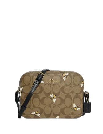 Kate Spade Bee Printed Mini Camera Crossbody Bag