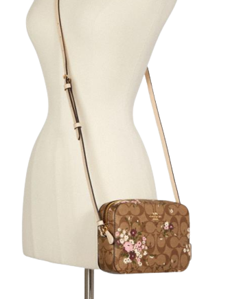 Coach evergreen floral tote Clearance