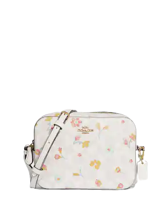 Floral coach crossbody sale