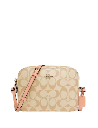 Coach Mini Camera Bag In Signature Canvas Brixton Baker