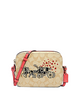 Coach Mini Camera Bag in Signature Horse and Carriage Heart Print