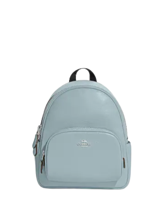 Coach Mini Court Backpack In Signature Canvas
