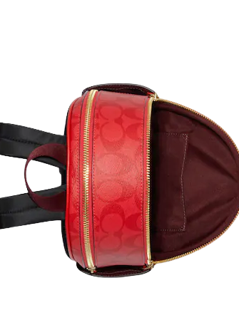 Coach Mini Court Backpack In Signature Canvas