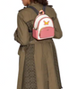 Coach Mini Court Backpack In Signature Canvas With Butterfly