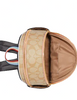 Coach Mini Court Backpack In Signature Canvas With Pear