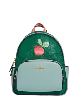 Coach Mini Court Backpack With Radish