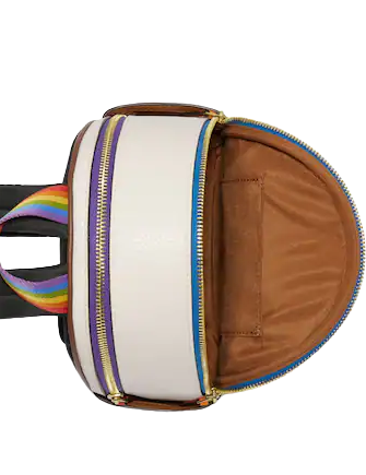 Coach Mini Court Backpack With Rainbow Coach