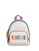 Coach Mini Court Backpack With Rainbow Coach