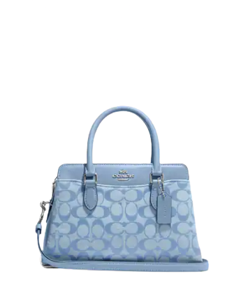 Coach chambray handbag on sale