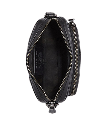 Mini edge discount double pouch crossbody