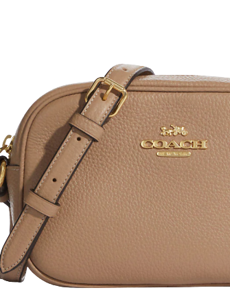 Coach camera bag in polished pebble leather shop