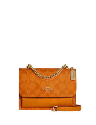 Coach bags orange sale