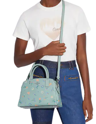 Coach mini lillie carryall denim Clearance