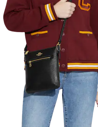 Coach Outlet Mini Rowan File Bag - Black