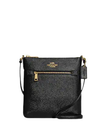 Coach Outlet Mini Rowan File Bag Black