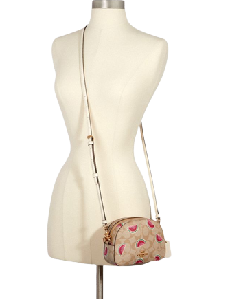 Coach Women s Mini Serena Crossbody Bag in Signature Canvas