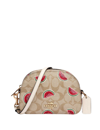 Coach mini serena crossbody in signature canvas 2025