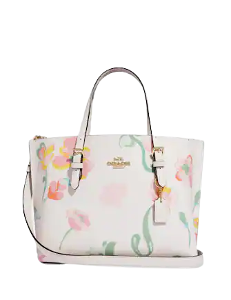 Floral coach bag sales