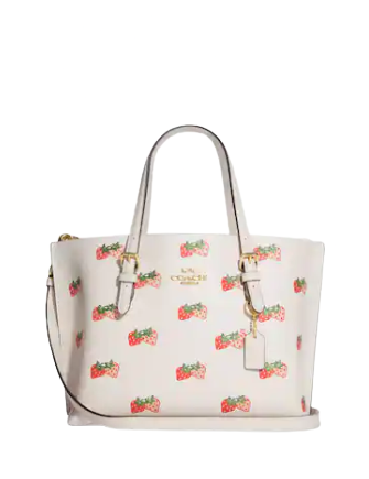 Coach Mollie Tote 25 With Strawberry Print | Brixton Baker Coach Mollie Tote 25 With Strawberry Print | Brixton Baker