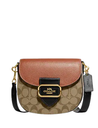 Coach Morgan Saddle Bag In Colorblock Signature Canvas | Brixton Baker Coach Morgan Saddle Bag In Colorblock Signature Canvas | Brixton Baker
