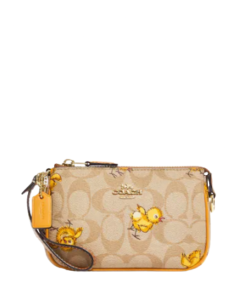 Coach Nolita 15 in Signature Canvas with Tossed Chick Print