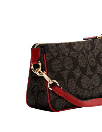 Wristlet nolita 19 leather handbag Coach Brown in Leather - 35433243