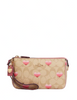 Coach Nolita 19 In Signature Canvas With Stripe Heart Print