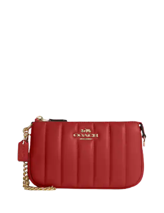 Coach Nolita 19 With Chain With Linear Quilting