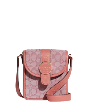 Coach North South Lonnie Crossbody in Signature Jacquard