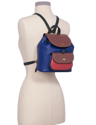 Coach Pennie Backpack 22 In Colorblock