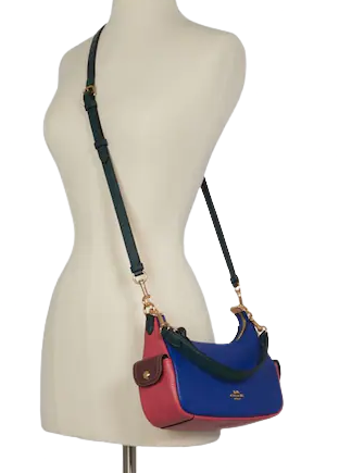 Pennie shoulder bag in colorblock deals