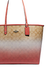 Coach Reversible City Tote in Ombre Signature Print Canvas