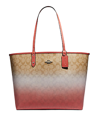 Coach Reversible City Tote in Ombre Signature Print Canvas