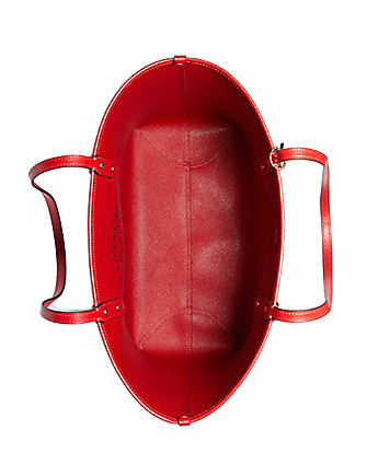 Coach Reversible City Tote in Signature Canvas With Crayon Heart Print