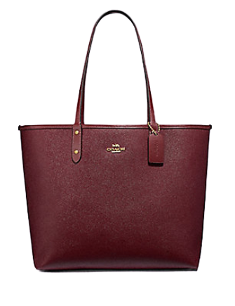 Coach maroon tote Clearance