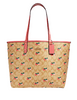 Coach Reversible City Tote in Signature Canvas With Strawberry Print